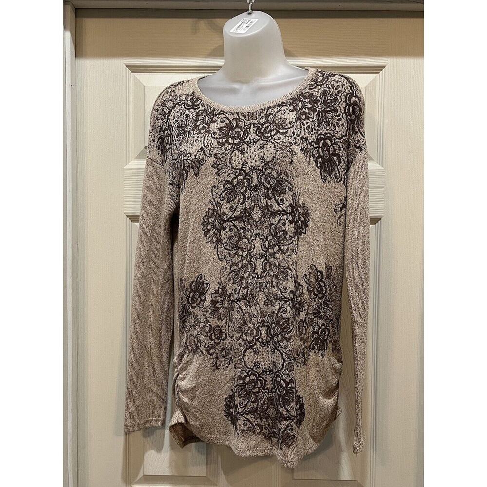 B.L.E.U. Long Sleeve Embellished sweater Size M